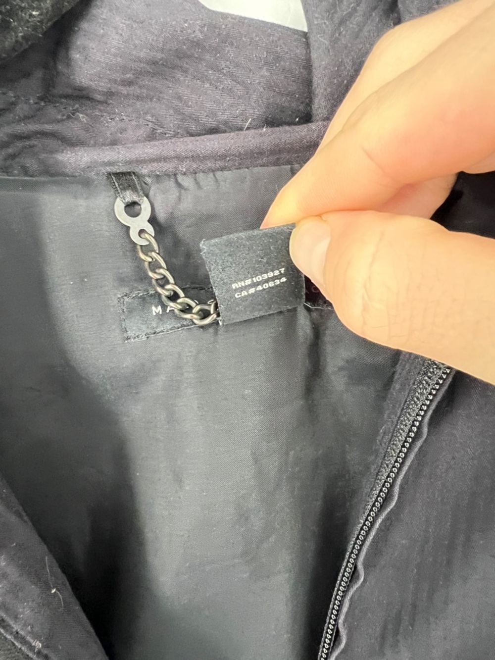 Marc By Marc Jacobs Men's Black Lightweight jacket - Picture 10 of 14